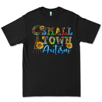 Black small town autism Premium Tee - CowGirlArtShop