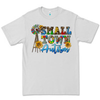Dove Grey small town autism Premium Tee - CowGirlArtShop
