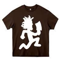 Chocolate Brown hatchetman Heavy Core Tee - maiPhamDesign