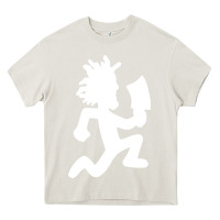 Cream hatchetman Heavy Core Tee - maiPhamDesign