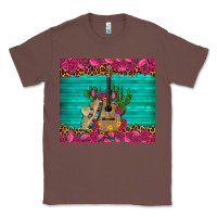 Chestnut mexican guitar roses cactus sombrero Classic Tee - Artiststas