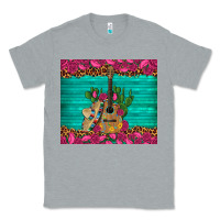 Heather Grey mexican guitar roses cactus sombrero Classic Tee - Artiststas