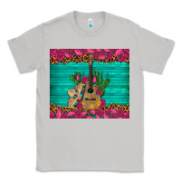 Moon Dust mexican guitar roses cactus sombrero Classic Tee - Artiststas