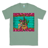 Sage mexican guitar roses cactus sombrero Classic Tee - Artiststas