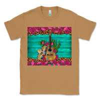 Toasted Coconut mexican guitar roses cactus sombrero Classic Tee - Artiststas