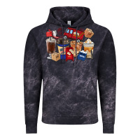 Cloud Black postal worker coffee cups Vintage Hoodie - FaDigitalArtStudio