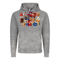 Cloud Rock postal worker coffee cups Vintage Hoodie - FaDigitalArtStudio