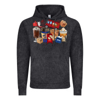 Vintage Black postal worker coffee cups Vintage Hoodie - FaDigitalArtStudio