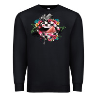 Black race lip Premium Sweatshirt - JahusDesignShop
