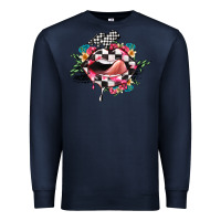 Navy race lip Premium Sweatshirt - JahusDesignShop