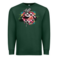 Sports Green race lip Premium Sweatshirt - JahusDesignShop