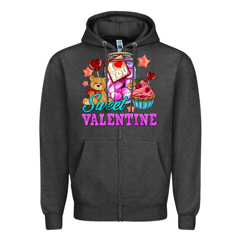 Sweet Valentine Zipper Hoodie by AdoDesignShop | Teevron