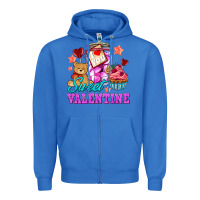 True Royal sweet valentine Zipper Hoodie - AdoDesignShop