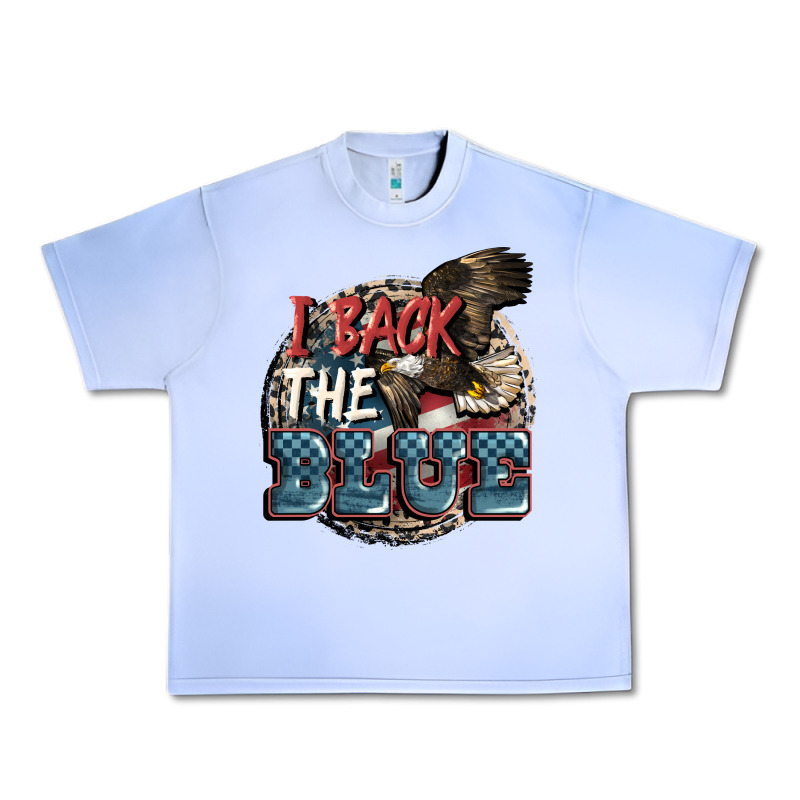 I Back The Blue Urban Heavy Tee by FaDigitalArtStudio | Teevron