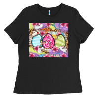 Black Easter eggs Nurse Ladies Tee - OliviaCreatesArt