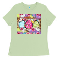Matcha Easter eggs Nurse Ladies Tee - OliviaCreatesArt