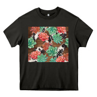 Asphalt succulents and cowhide Heavy Core Tee - TumblerDesignByShophia