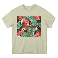 Mossy succulents and cowhide Heavy Core Tee - TumblerDesignByShophia