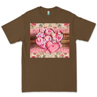 Cacao cancer hearts Premium Tee - CowGirlArtShop