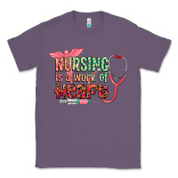 Lavender cowgirl nursing is a work of heart Classic Tee - CowGirlArtShop