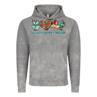 Cloud Rock peace love teach Vintage Hoodie - BundleAndBundleShop