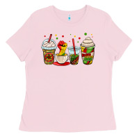 Bubblegum Pink juneteenth bhm coffee cups Ladies Tee - OliviaCreatesArt