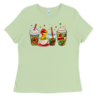 Matcha juneteenth bhm coffee cups Ladies Tee - OliviaCreatesArt