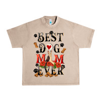 French Oak Best dog mom ever Mother's Day Urban Heavy Tee - FaDigitalArtStudio