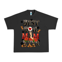 Pigment Black Best dog mom ever Mother's Day Urban Heavy Tee - FaDigitalArtStudio