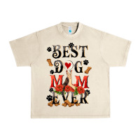 Sandshell Best dog mom ever Mother's Day Urban Heavy Tee - FaDigitalArtStudio