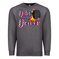 Charcoal Heather dibs on the driver Premium Sweatshirt - JahusDesignShop