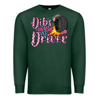Sports Green dibs on the driver Premium Sweatshirt - JahusDesignShop
