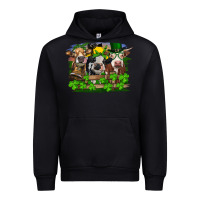 Black St patrick's day heifers Urban Hoodie - RanaPortraitStore