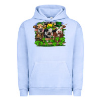 Pigment Grape Ice St patrick's day heifers Urban Hoodie - RanaPortraitStore