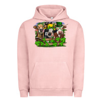 Pigment Salmon St patrick's day heifers Urban Hoodie - RanaPortraitStore