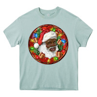 Arona Black Santa Christmas Heavy Core Tee - RanaPortraitStore