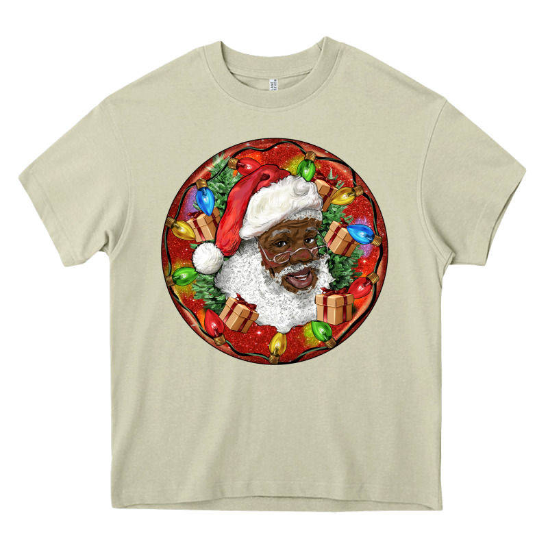 Black Santa Christmas Heavy Core Tee by RanaPortraitStore | Teevron