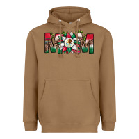 Mexican Flag Sunflower Mom Leopard Heavyweight Hoodie | Teevron