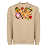 Mushroom empanadas roses onion lime and avocado Heavyweight Sweatshirt - AdoDesignShop