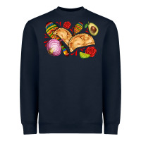 Navy empanadas roses onion lime and avocado Heavyweight Sweatshirt - AdoDesignShop
