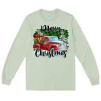 Matcha Merry Christmas Truck With Gifts Long Sleeve Tee - FaDigitalArtStudio