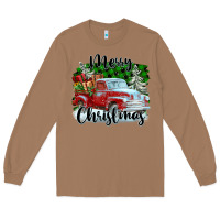Toasted Coconut Merry Christmas Truck With Gifts Long Sleeve Tee - FaDigitalArtStudio