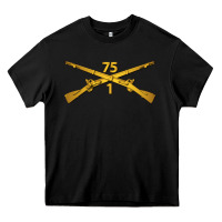 Black 1st bn 75th infantry regiment ranger branch wo txt Heavy Core Tee - maiPhamDesign