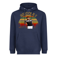 Navy just look at it vintage funny for men women and family t shirt Heavyweight Hoodie - baoMotion