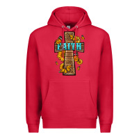 Cardinal Western Faith Cross Butterfly Premium Hoodie - LillyAllenDesigns