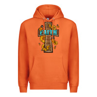 Carrot Western Faith Cross Butterfly Premium Hoodie - LillyAllenDesigns