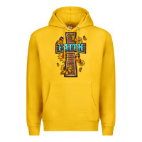 Lemon Western Faith Cross Butterfly Premium Hoodie - LillyAllenDesigns