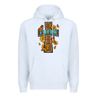White Western Faith Cross Butterfly Premium Hoodie - LillyAllenDesigns