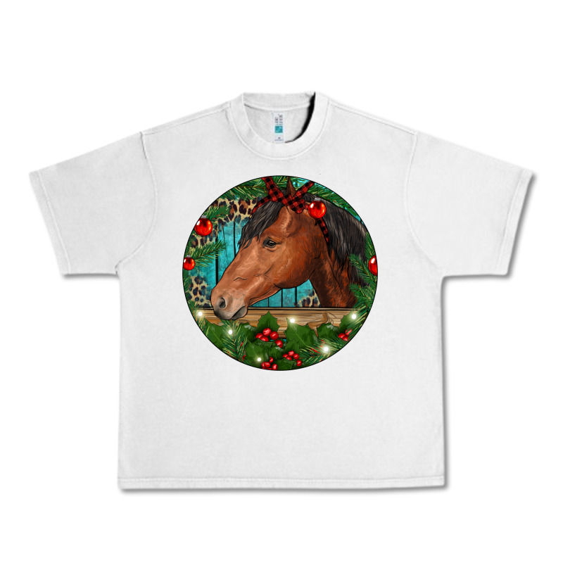 Western Horse Christmas Urban Heavy Tee by RanaPortraitStore | Teevron