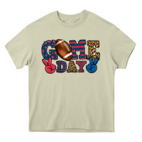 Mossy Game day red and blue Heavy Core Tee - HowdyJamesFarm
